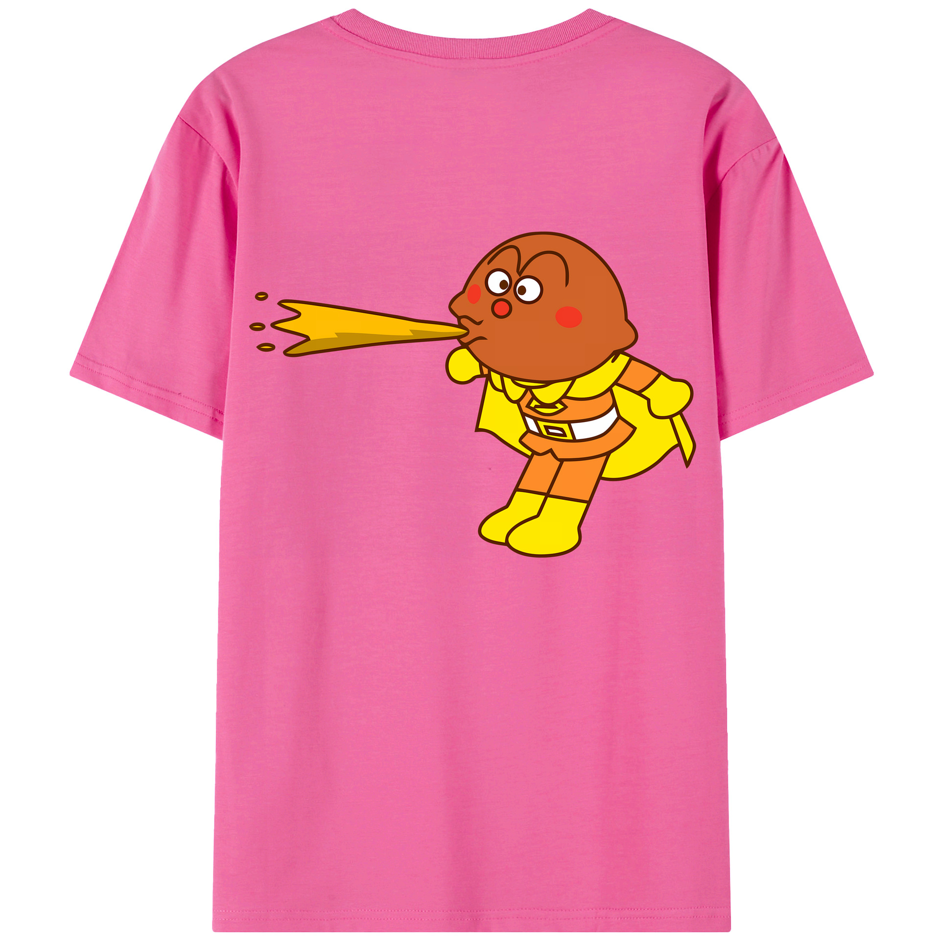 （画像用） アンパンマン Anpanman レディース半袖Tシャツ(バックプリント)